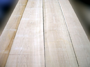 Cherry lumber