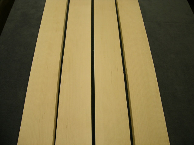 Plain maple quarter sawn blanks